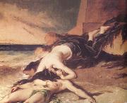 William Etty Hero and Leander (nn03) oil painting